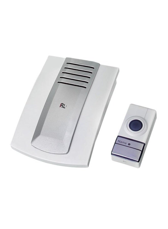 آر إل طقم جرس باب لاسلكي RL-3971 مع 16 نغمة، مدى يصل إلى 120 مترًا، مليون رمز أمان، تركيب سهل وسريع، يعمل بالبطارية، مناسب للمنزل والمكتب والحديقة - Image 1